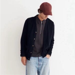 Madewell Navy Men's Cardigan Sweater